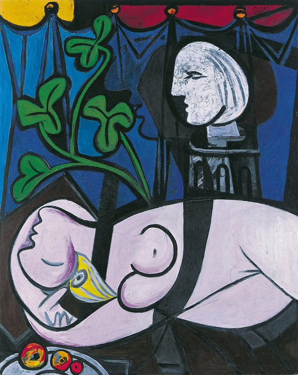 Pablo Picasso, "Akt, zielone liście i popiersie", 1932