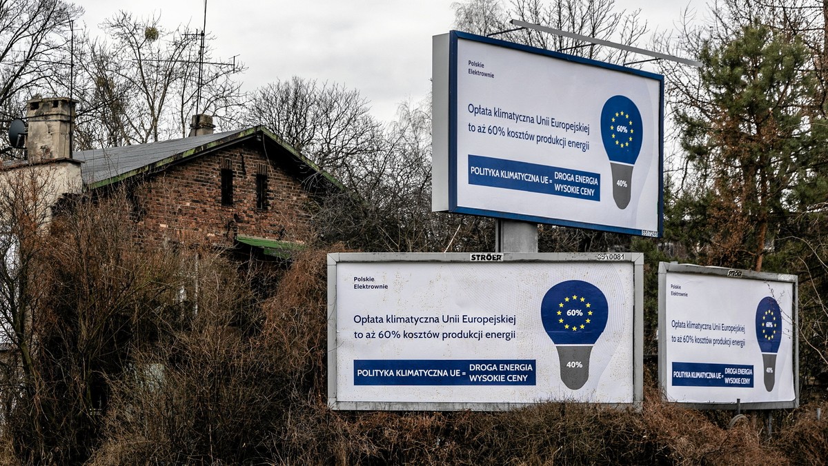 Tak powstały antyunijne billboardy dotyczące wzrostu cen energii