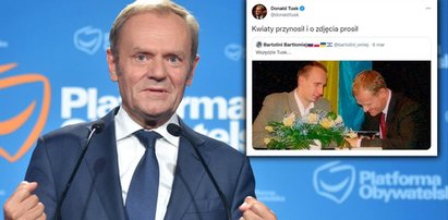 Tusk szybko odgryzł się Januszowi Kowalskiemu. Co jest na zdjęciu sprzed lat, które ujawnił?