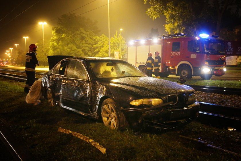 Wypadek na al. Włókniarzy