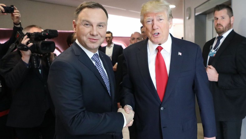 Andrzej Duda i Donald Trump