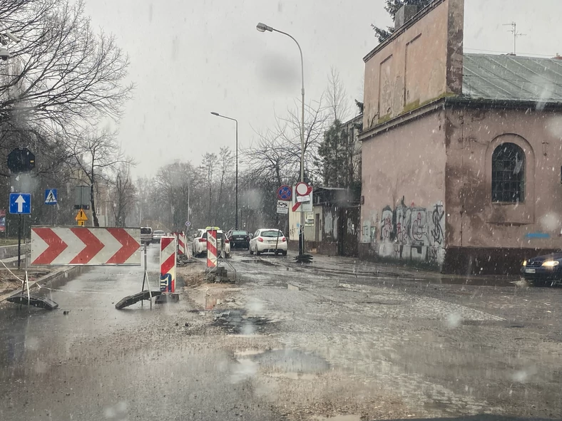 Łódź, remont ulicy Sienkiewicza