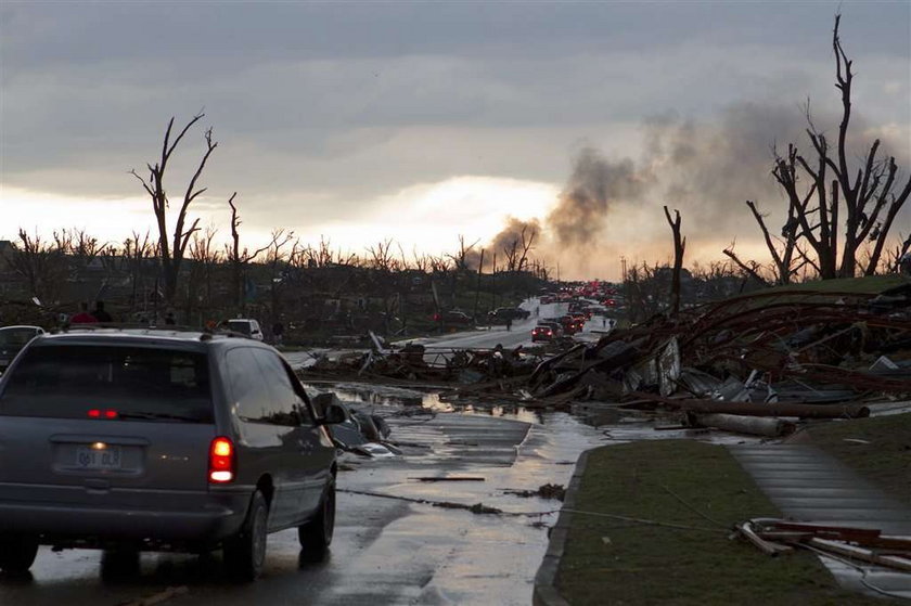 Zabójcze tornado w USA