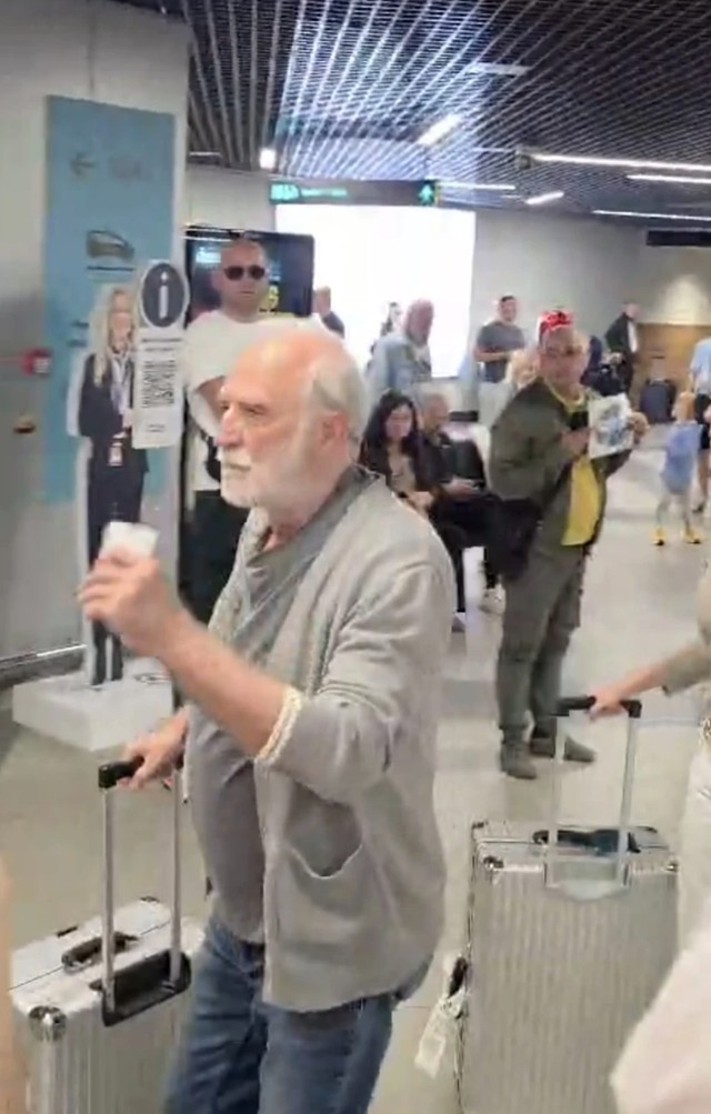 Lazar Ristovski i Anica uslikani na aerodromu 