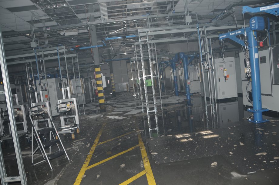 But much of the equipment was damaged in the fire, which lead to some legal wrangling over the fact that insurance companies told GTAT that the machines were ruined and mostly worthless. Court documents said that 33 machines were entirely destroyed, and 18 others were damaged. The machines cost $280,000 each when purchased new.