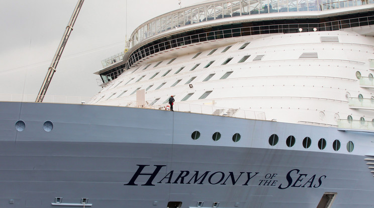 A Harmony of the Seas a világ legnagyobb hajója / Fotó: MTI