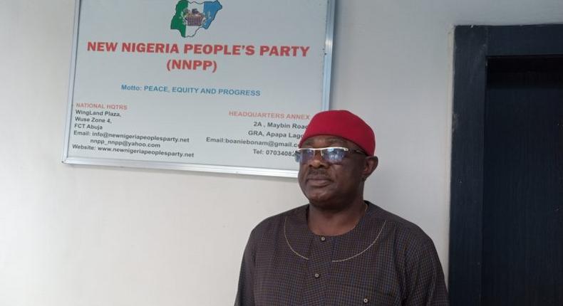 Dr Boniface Aniebonam, Founder of the New Nigeria Peoples Party (NNPP).