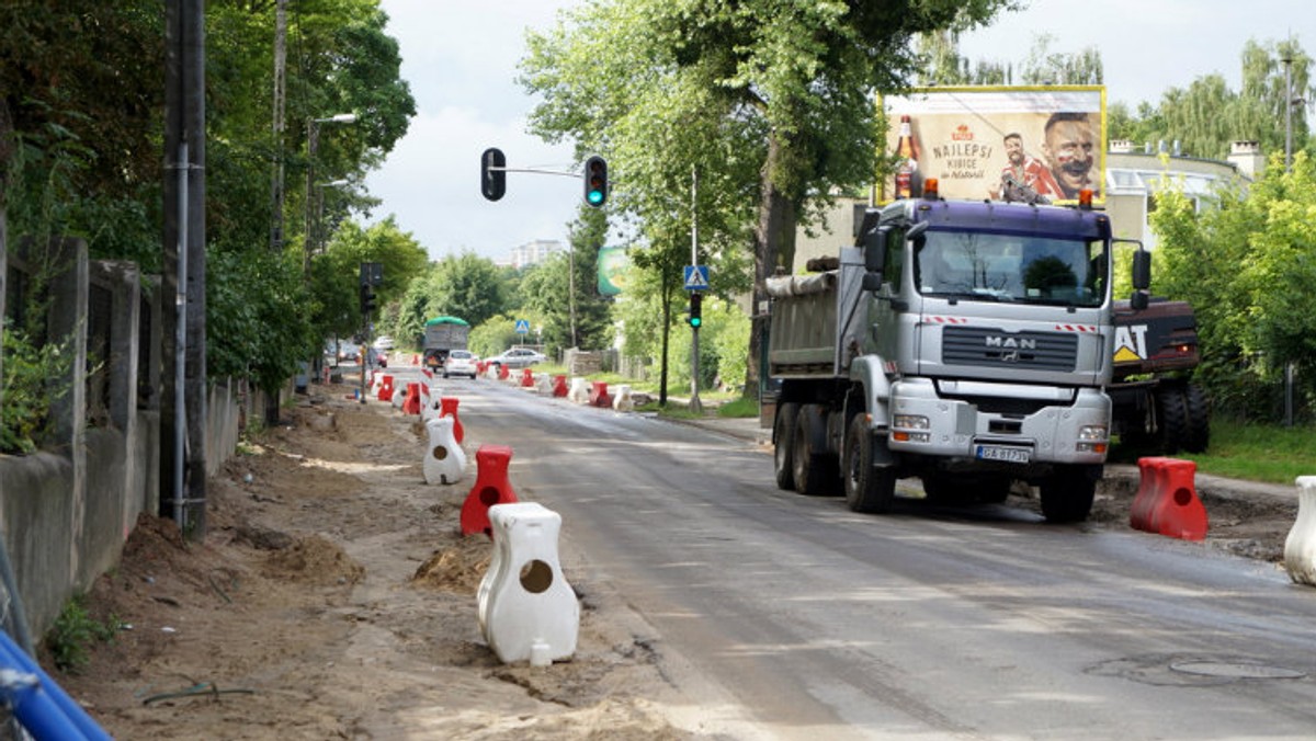 Rozpoczął się kolejny etap przebudowy ulicy Sobieskiego. Prace potrwają do końca września.