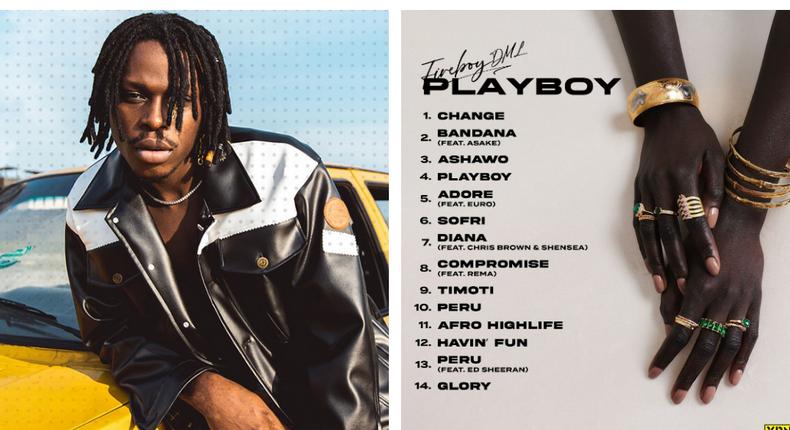 Fireboy - 'Playboy' Album Tracklist