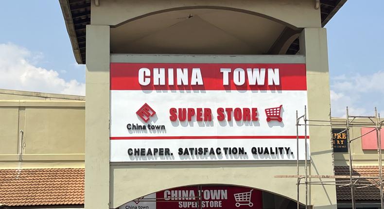 China Town Store at Lugogo Shopping Mall in Kampala, Uganda