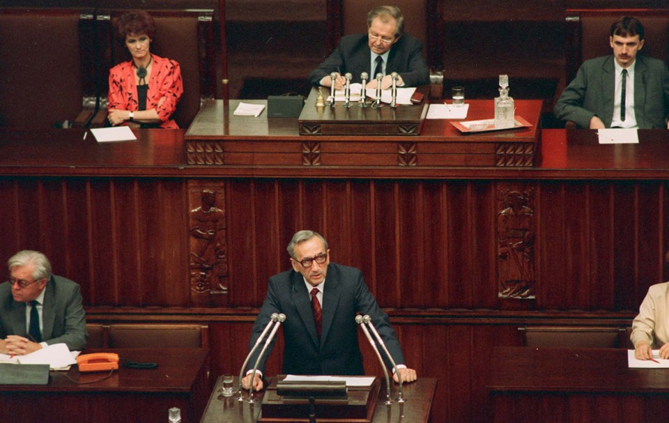 Tadeusz Mazowiecki, fot. PAP/Janusz Mazur