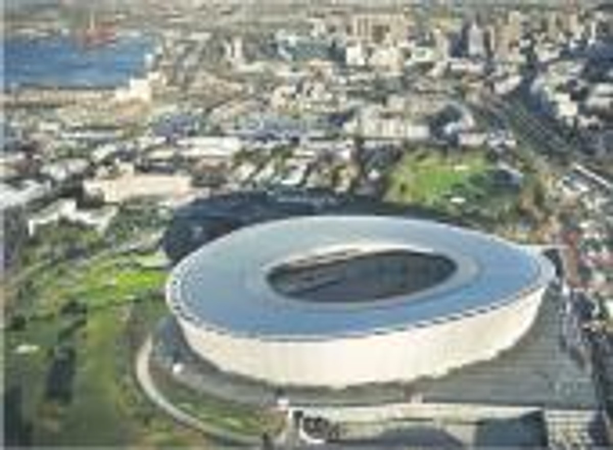 Stadion Green Point w Kapsztadzie, czyli trochę Euro 2012 na mundialu w RPA. Obiekt jest bliźniaczo podobny do powstającego w Warszawie Stadionu Narodowego Fot. East News