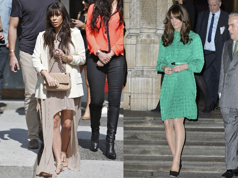 Kim Kardashian i Kate Middleton