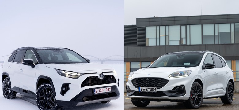 Toyota RAV4 czy Ford Kuga? Dwa sposoby na hybrydowego SUV-a