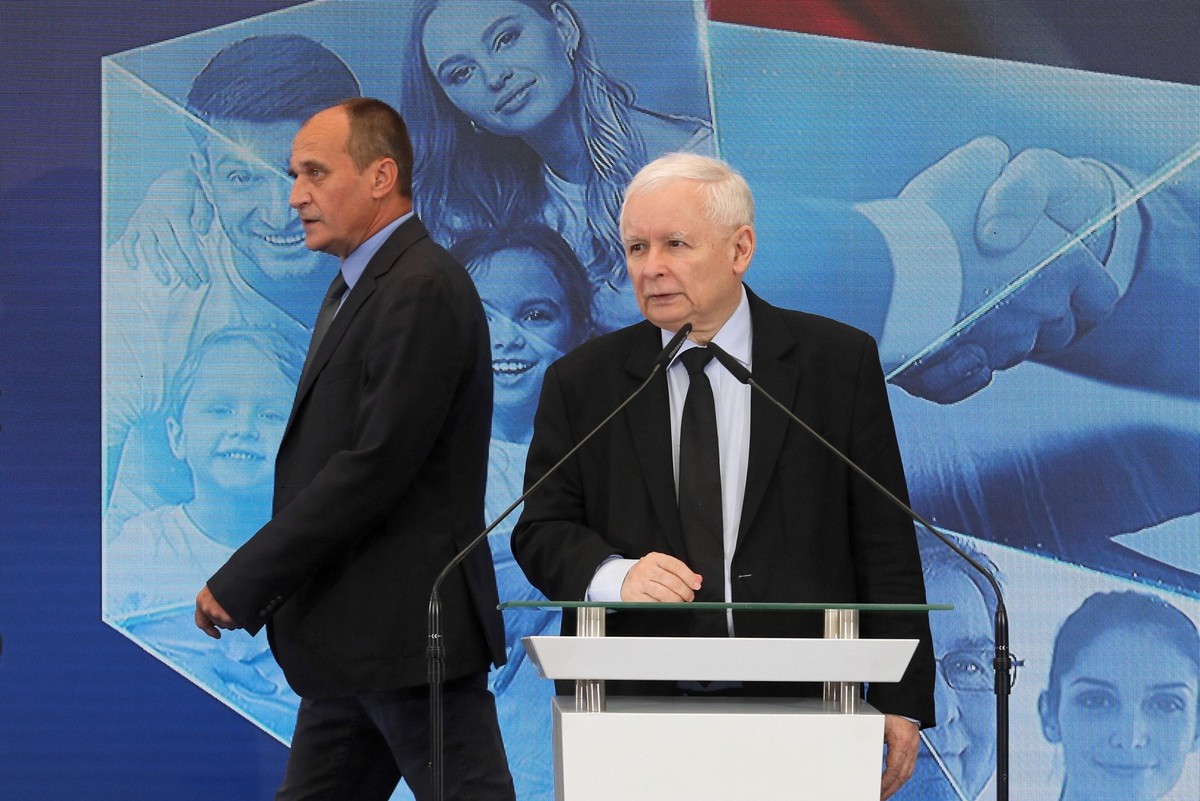 Paweł Kukiz i Jarosław Kaczyński
