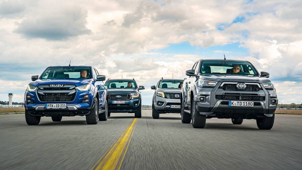 Porównanie pikapów: Ford Ranger, Isuzu D-Max, Nissan Navara, Toyota Hilux