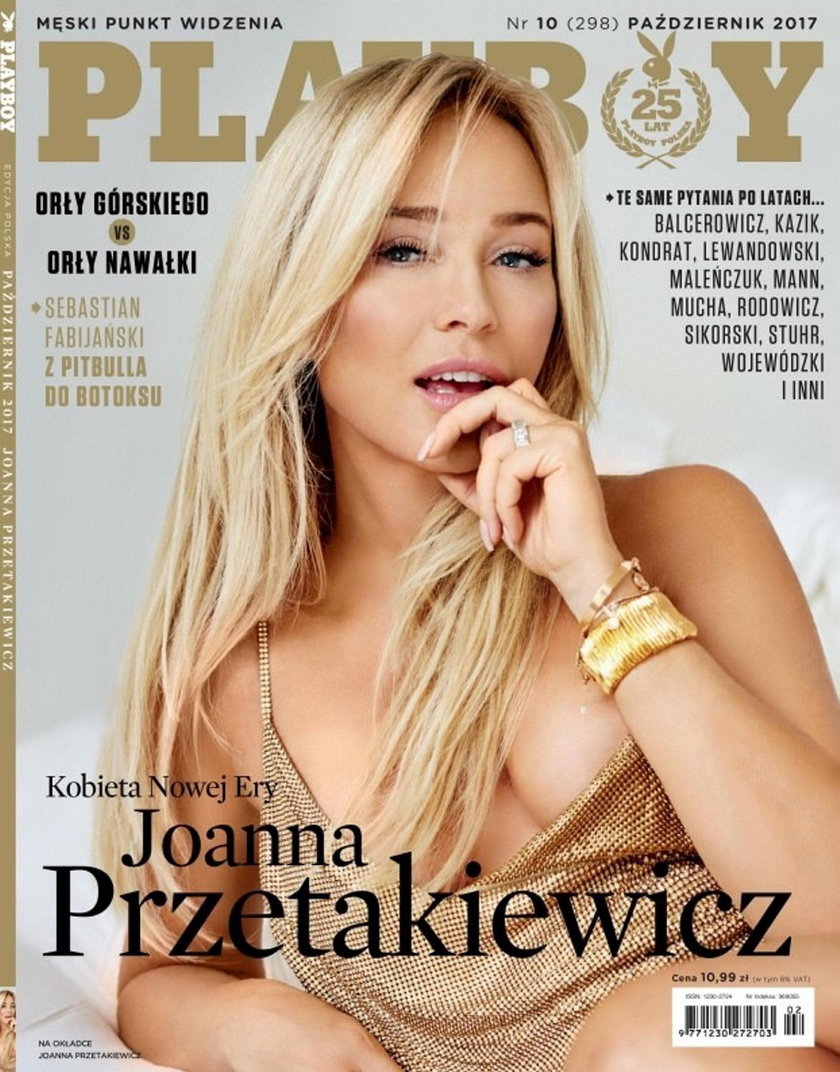 Joanna Przetakiewicz na okładce "Playboy'a"