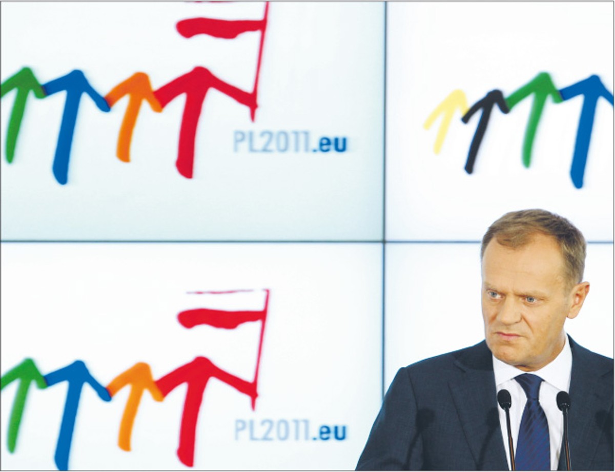 Tusk przyznaje, że polską prezydencję mogą zdominować wydarzenia zewnętrzne. Fot. Radek Pietruszka/PAP