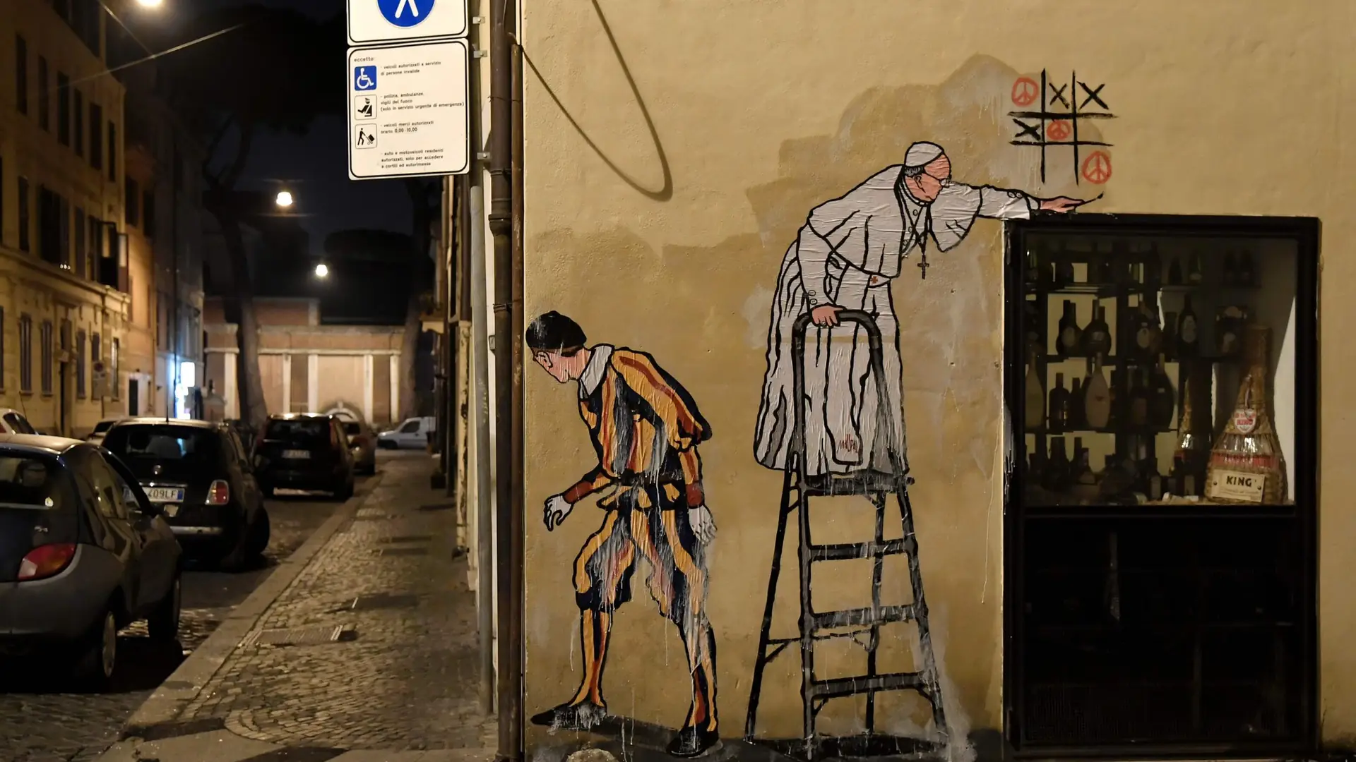 Street art to nie wandalizm! Nawet księża niezadowoleni z usunięcia kapitalnego muralu z papieżem Franciszkiem