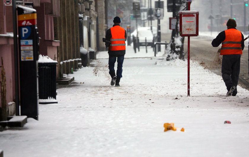 Pierwszy atak zimy w Łodzi 