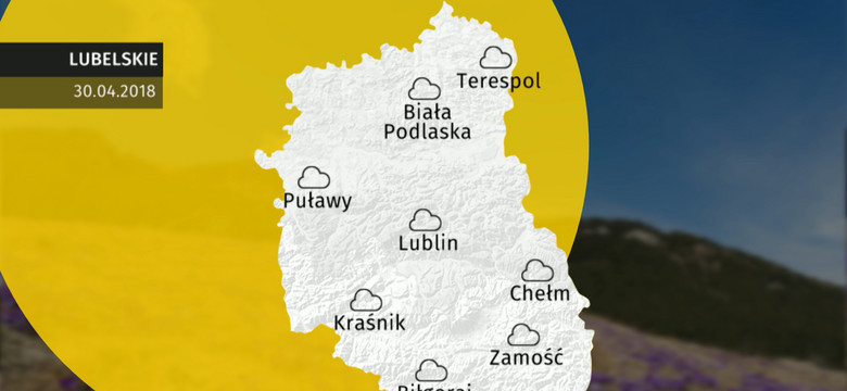 Prognoza pogody dla woj. lubelskiego - 30.04