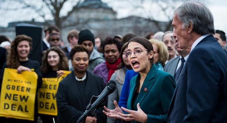 Ocasio-Cortez team flubs a green new deal summary, and Republicans pounce