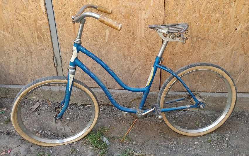 Prva bicikla poljski  Tajler pre restauracije