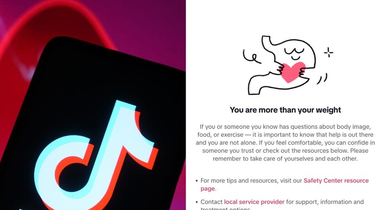 TikTok is taking a stand against weight loss content.TikTok; Getty Images