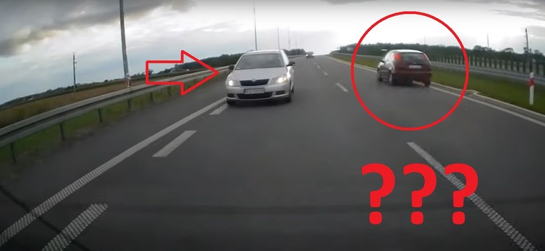 85-latka jechała pod prąd drogą ekspresową, kierowcy uciekali. Wideo szokuje