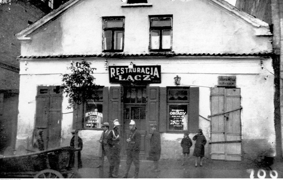 Restauracja "Łącz" w Białymstoku, 1932 r.
