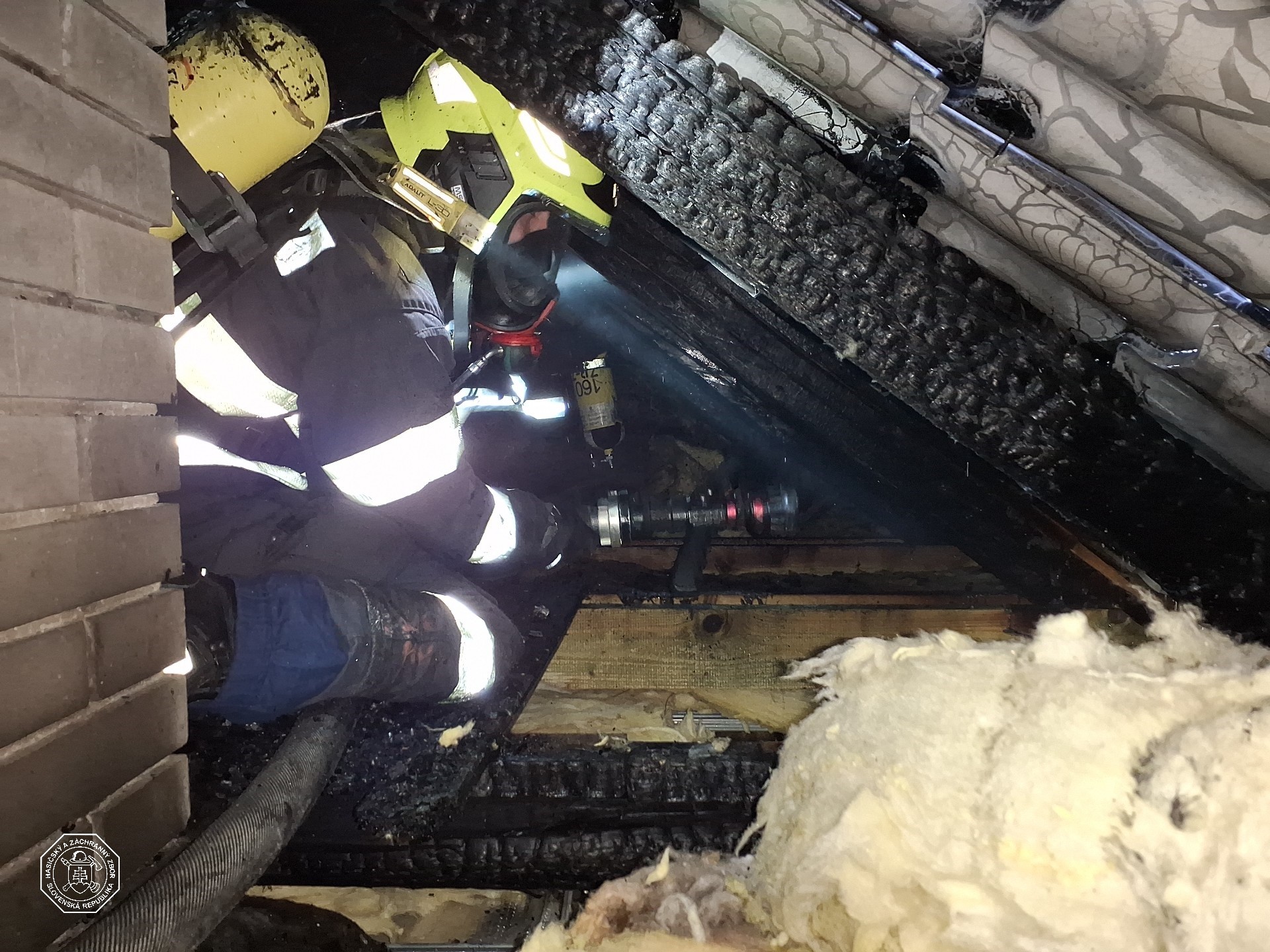 V Čiernom pri Čadci horel rodinný dom.