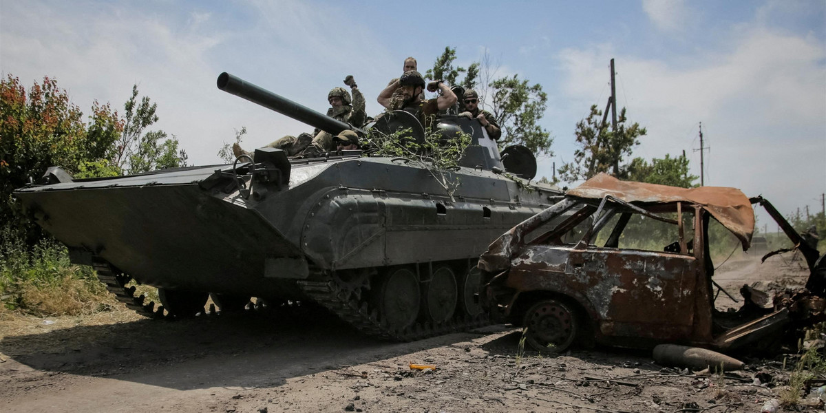 Ofensywne ataki Ukraińców na wschodzie kraju. 