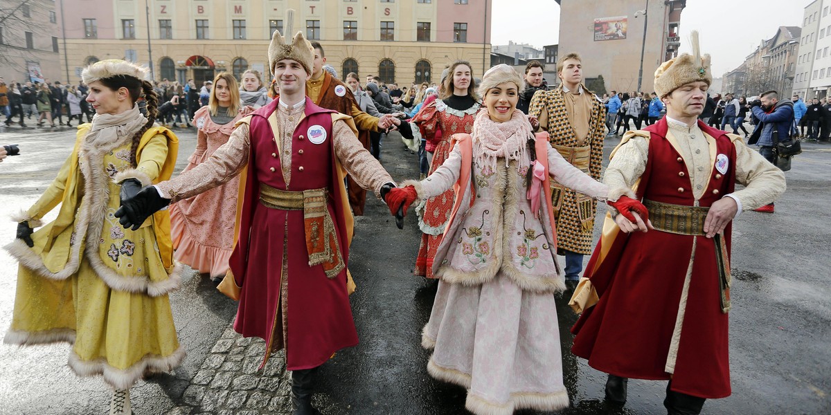 X Polonez Maturzystów w Zabrzu