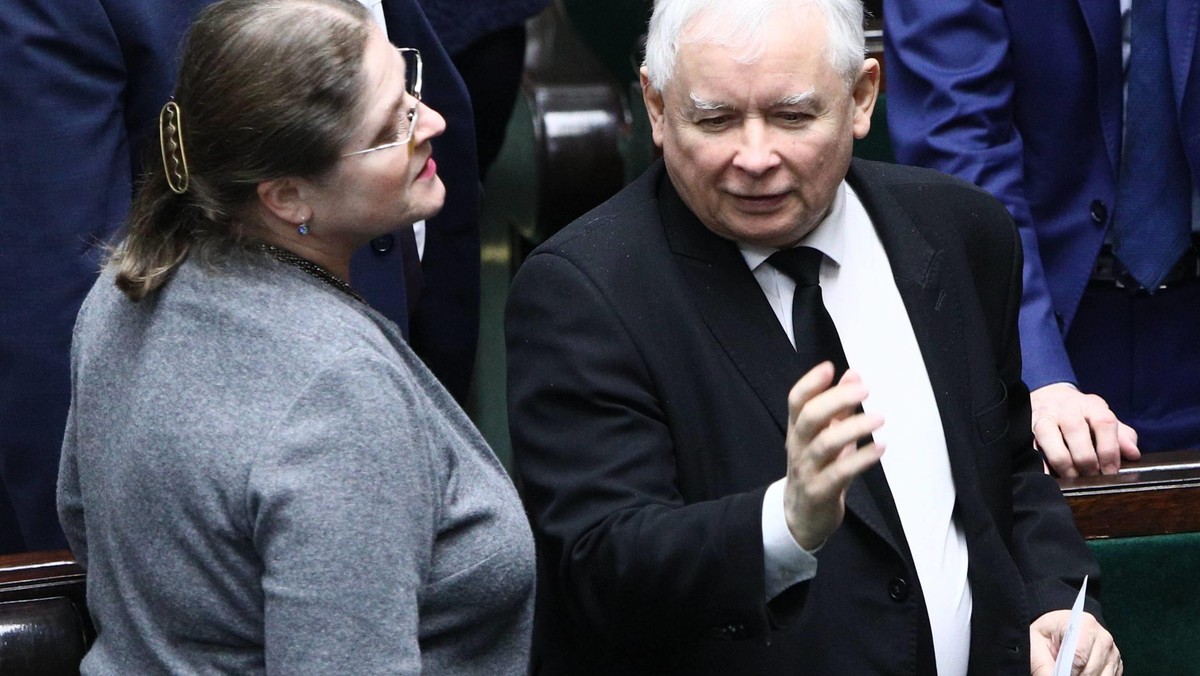 Krystyna Pawłowicz Jarosław Kaczyński 