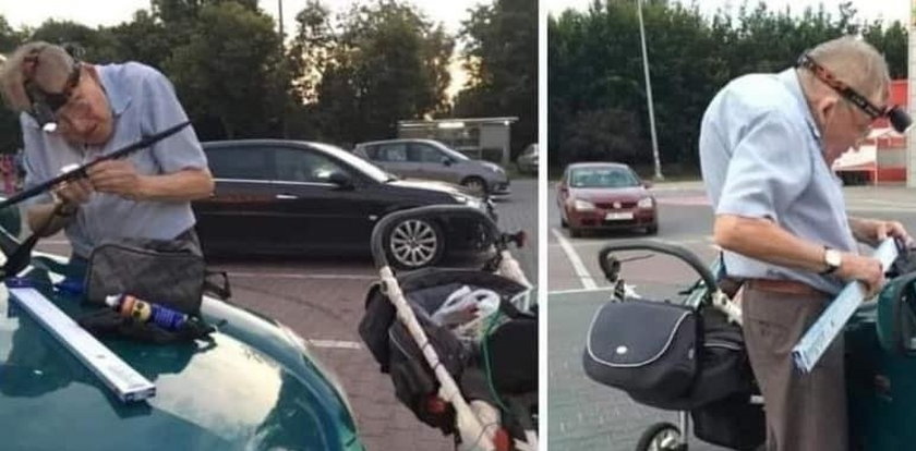 Pan Andrzej od 20 lat wymienia na parkingu wycieraczki. Teraz emeryt wreszcie będzie mógł odpocząć. Zebrano dla niego ogromną sumę!