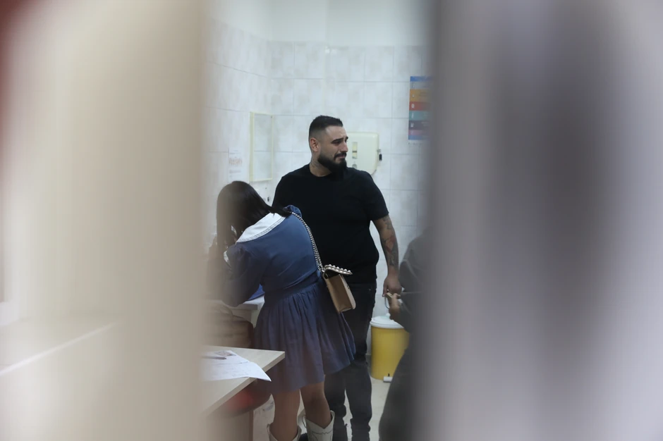 Darko Lazić u porodilištu