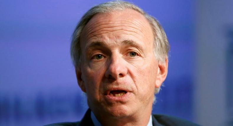 Raymond Dalio, Founder, Chairman and Co-Chief Investment Officer of Bridgewater Associates, speaks at the Milken Institute Global Conference in Beverly Hills, California, U.S., May 2, 2016. REUTERS/Lucy Nicholson