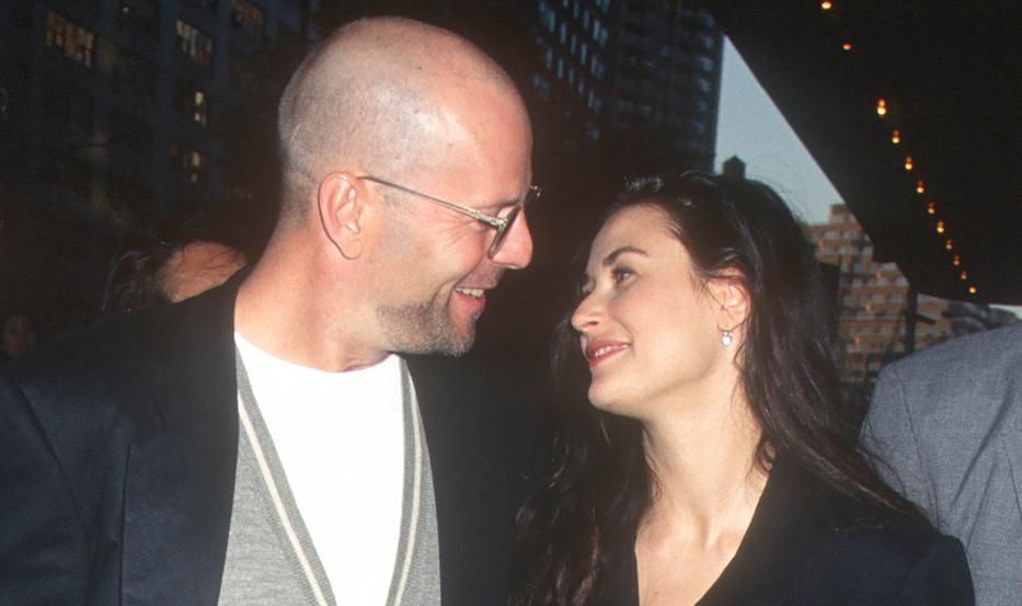 Bruce Willis és Demi Moore sosem engedik el egymás kezét. Fotó: Getty Images