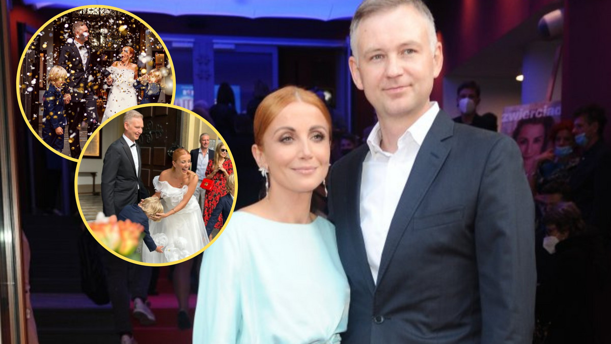 Katarzyna Zielińska odnowiła przysięgę małżeńską.Jej synowie byli gwiazdami