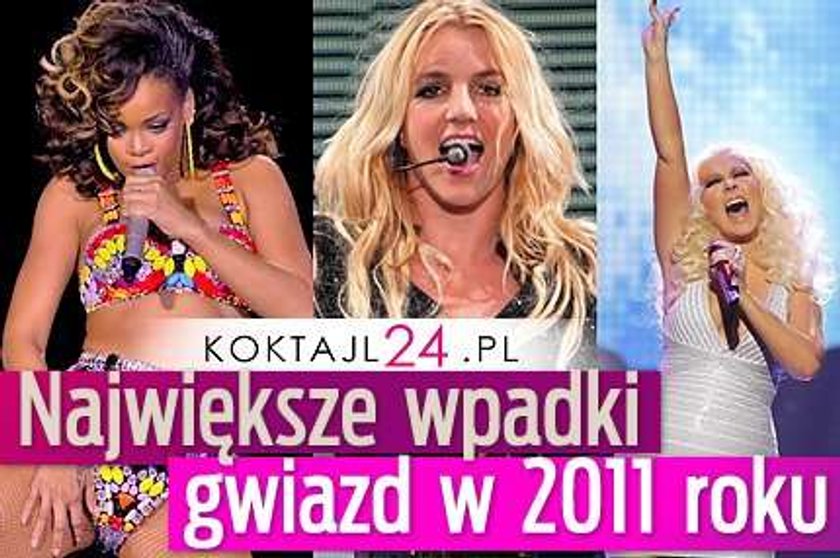 Największe wpadki gwiazd w 2011 roku