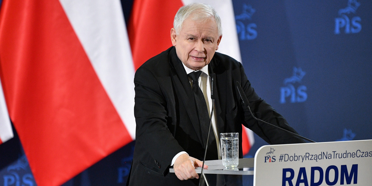 Jarosław Kaczyński spotkał się z wyborcami w Radomiu. 