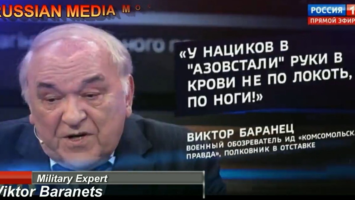 Wojna Rosja — Ukraina. Wstrząsające słowa na antenie rosyjskiej telewizji