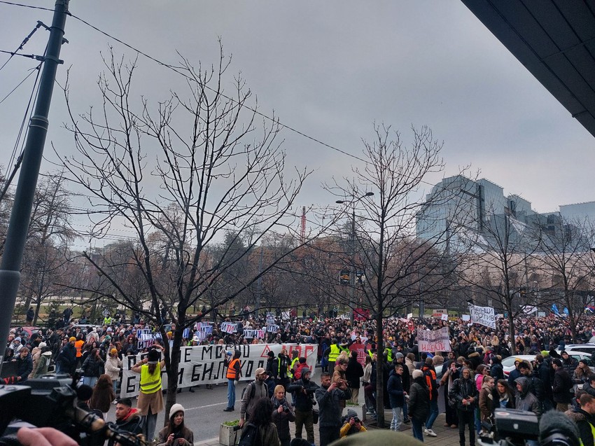 Protest ispred zgrade Vrhovnog javnog tužilaštva