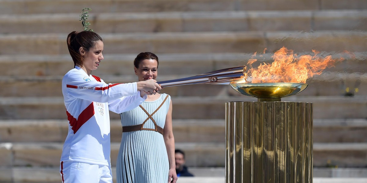 ogień olimpijski