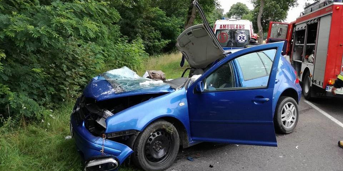 19-latek rozbił auto