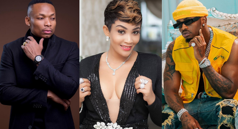 Otile Brown , Zari Hassan and Diamond Platnumz 