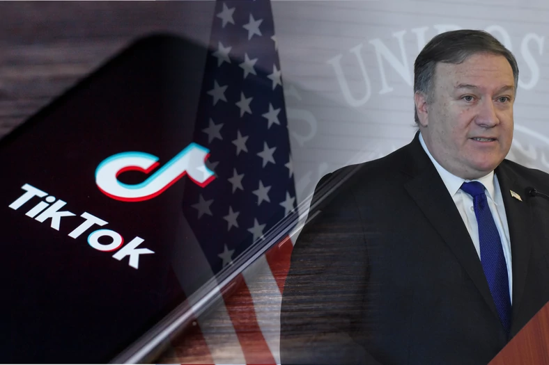 TikTok i Mike Pompeo