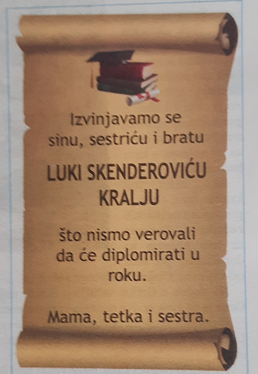 oglas u subotickim novinama 121019 RAS foto Biljana Vuckovic 001