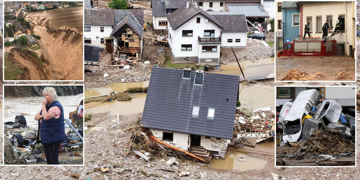 Powódź w Niemczech. Niewyobrażalna skala dramatu w zachodnich Niemczech.