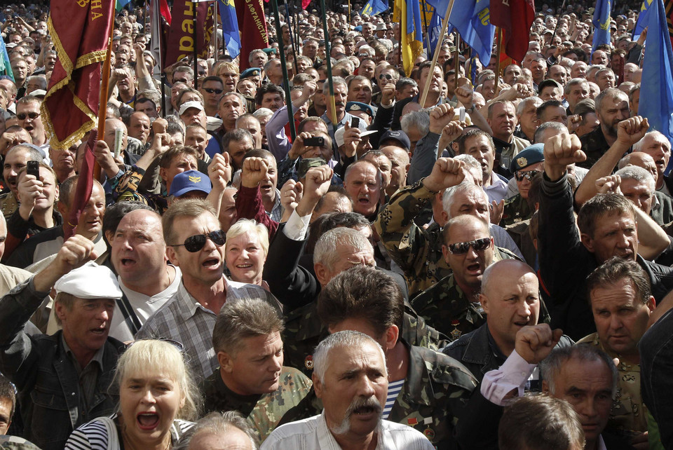 Trwają protesty weteranów Czarnobyla